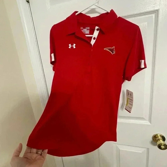 Under Armour Tops - Under Armour NFL Arizona Cardinals Polo Woman Size Medium NWT